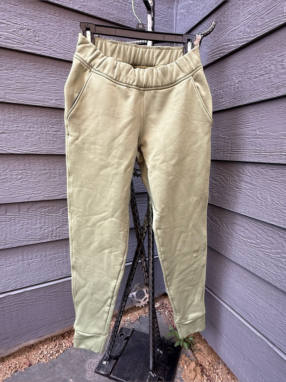 Velocio Recon Merino Sweat Pant Wool Blend Jogger Style Pull On Pants Womens XS
